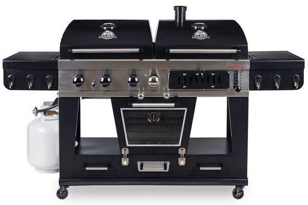 PIT BOSS Memphis Ultimate 4-in-1 Kombigrill, Schwarz, Stahl/Gusseisen, Smoker, Gas- Und Holzkohlegrill 4 PIT BOSS Memphis Ultimate 4-in-1 Kombigrill, Schwarz, Stahl/Gusseisen, Smoker, Gas- Und Holzkohlegrill – Bild 2