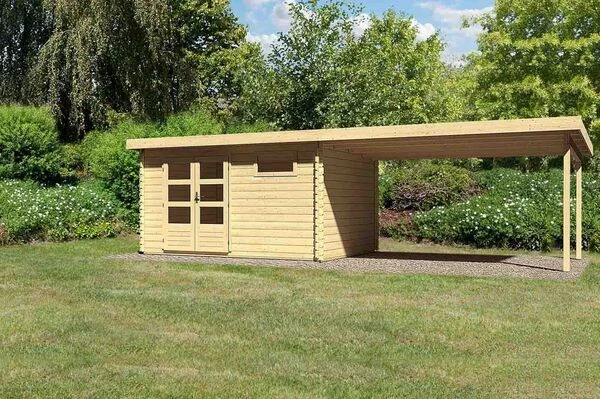 KARIBU Gartenhaus Bastrup 8, Fichtenholz 28 Mm 4 KARIBU Gartenhaus Bastrup 8, Fichtenholz 28 Mm – Bild 2