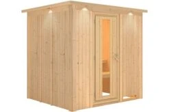 KARIBU Systemsauna Daria, Fichtenholz 68mm, Fronteinstieg, Ca. 3,3m² -Kettler Verkaufs-Shop 2 18462 5.jpg