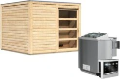 KARIBU Saunahaus Cuben, Fichtenholz 38mm, Fronteinstieg, Ca. 7,6m² 12 KARIBU Saunahaus Cuben, Fichtenholz 38mm, Fronteinstieg, Ca. 7,6m² -Kettler Verkaufs-Shop 2 18484 4.jpg