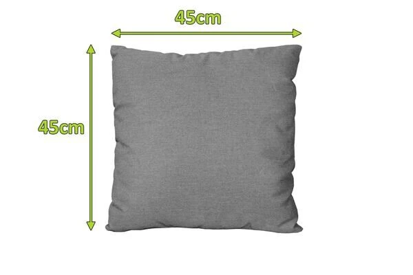 OUTFLEXX Dekokissen, Flanelle, Sunbrella, 45 X 45 Cm, Mit Reißverschluss 4 OUTFLEXX Dekokissen, Flanelle, Sunbrella, 45 X 45 Cm, Mit Reißverschluss – Bild 2