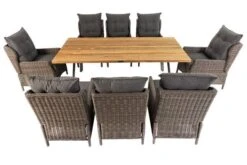 OUTFLEXX Esstischgarnitur, Edelstahl/recyceltes FSC-Teak, Tisch 220x100cm, 8 Diningsessel, A-Gestell -Kettler Verkaufs-Shop 2 19383.jpg