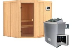 KARIBU Sauna Kotka, Fichtenholz 68 Mm, Eckeinstieg, Ca. 3,1m² -Kettler Verkaufs-Shop 2 20243 3.jpg