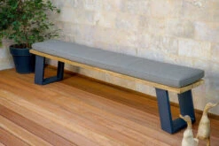 OUTFLEXX Bank, Dark Grey/natur, Alu/recycled FSC®-Teak, 240x100x45cm, Mit Baumkante -Kettler Verkaufs-Shop 2 20317.jpg