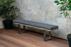 OUTFLEXX Bank, Natur, Edelstahl & Recycled FSC-Teak, 200x40x45cm, Baumkante -Kettler Verkaufs-Shop 2 20356.jpg