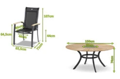 HARTMAN Provence / Alice Sitzgruppe, Xerix/schwarz, Alu/Teakholz, 4x4 Textilen, 5 Stapelsessel, Ø150cm, Inkl. Eiskühler -Kettler Verkaufs-Shop 2 21190.jpg