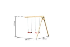 KARIBU Lotti Spielturm, Naturbelassen, Nordische Fichte, 107x107x291cm, Mit Doppelschaukel 11 KARIBU Lotti Spielturm, Naturbelassen, Nordische Fichte, 107x107x291cm, Mit Doppelschaukel -Kettler Verkaufs-Shop 30399 2 05.jpg