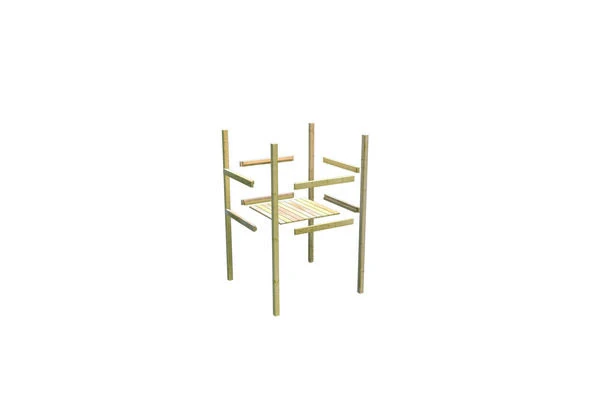 KARIBU Lotti Spielturm, Naturbelassen, Nordische Fichte, 107x107x291cm, Mit Kletterwand ECO 6 KARIBU Lotti Spielturm, Naturbelassen, Nordische Fichte, 107x107x291cm, Mit Kletterwand ECO – Bild 4