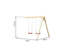 KARIBU Anna Turm, Naturbelassen, Nordische Fichte, 347x264x270cm, Mit Rutsche Blau Und Doppelschaukel -Kettler Verkaufs-Shop 30407 5 06.jpg