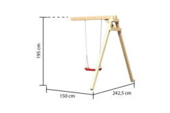 KARIBU Danny Turm, Naturbelassen, Fichte, 347x264x291cm, Mit Doppelschaukel 10 KARIBU Danny Turm, Naturbelassen, Fichte, 347x264x291cm, Mit Doppelschaukel -Kettler Verkaufs-Shop 30410 1 04.jpg