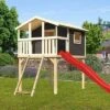 KARIBU Benjamin Stelzenhaus, Terragrau, Nordische Fichte, 198x244x309cm, Mit Rutsche Rot Und Netzrampe 2 KARIBU Benjamin Stelzenhaus, Terragrau, Nordische Fichte, 198x244x309cm, Mit Rutsche Rot Und Netzrampe -Kettler Verkaufs-Shop 30416 6 01.jpg