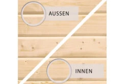 KARIBU Gartenhaus Kastorf 6, Naturbelassen, Fichtenholz 28mm, 305 X 274 X 222 Cm, Flachdach, Inkl. Oberlicht -Kettler Verkaufs-Shop 30463 1 04.jpg