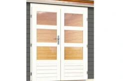 KARIBU Gartenhaus Kastorf 6, Terragrau, Fichtenholz 28mm, 305 X 274 X 222 Cm, Flachdach, Inkl. Oberlicht -Kettler Verkaufs-Shop 30463 2 02.jpg