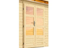 KARIBU Gartenhaus Kastorf 6, Naturbelassen, Fichtenholz 28mm, 612 X 274 X 222 Cm, Flachdach, Anbau 3,2m -Kettler Verkaufs-Shop 30467 1 02.jpg