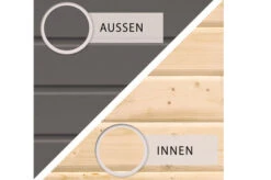 KARIBU Gartenhaus Kastorf 6, Terragrau, Fichtenholz 28mm, 612 X 274 X 222 Cm, Flachdach, Anbau 3,2m -Kettler Verkaufs-Shop 30467 2 04.jpg