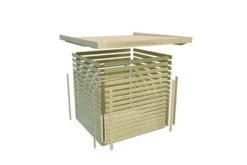 KARIBU Gartenhaus Kastorf 6, Terragrau, Fichtenholz 28mm, 612 X 274 X 222 Cm, Flachdach, Anbau 3,2m -Kettler Verkaufs-Shop 30467 2 08.jpg