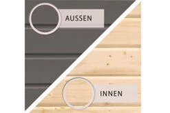 KARIBU Gartenhaus Kastorf 7, Terragrau, Fichtenholz 28mm, 702 X 244 X 222 Cm, Flachdach, Anbau 3,2m 14 KARIBU Gartenhaus Kastorf 7, Terragrau, Fichtenholz 28mm, 702 X 244 X 222 Cm, Flachdach, Anbau 3,2m -Kettler Verkaufs-Shop 30467 4 04.jpg