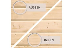 KARIBU Gartenhaus Kastorf6 , Naturbelassen, Fichtenholz 28mm, 612 X 274 X 222 Cm, Flachdach, Anbau 3,2m Mit Rückwand -Kettler Verkaufs-Shop 30468 1 04.jpg