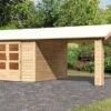 KARIBU Gartenhaus Theres 7, Naturbelassen, Fichtenholz 28mm, 648 X 304 X 250 Cm, Satteldach, Inkl. Dachausbauelement -Kettler Verkaufs-Shop 30471 3 01.jpg