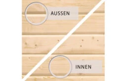 KARIBU Gartenhaus Theres 3, Naturbelassen, Fichtenholz 28mm, 767 X 240 X 242 Cm, Satteldach, 2 Dachausbauelemente -Kettler Verkaufs-Shop 30472 1 04.jpg