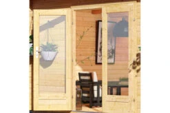 KARIBU Gartenhaus Radeburg 1, Naturbelassen, Fichtenholz 40mm, 346 X 309 X 229,5 Cm, Pultdach, Massivholzdach -Kettler Verkaufs-Shop 30473 1 03.jpg