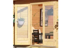 KARIBU Gartenhaus Radeburg 4, Naturbelassen, Fichtenholz 40mm, 528 X 368 X 231 Cm, Flachdach, Inkl. 2 Drehkippfenster -Kettler Verkaufs-Shop 30476 5 03.jpg