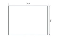 KARIBU Gartenhaus Radeburg 4, Naturbelassen, Fichtenholz 40mm, 528 X 368 X 231 Cm, Flachdach, Inkl. 2 Drehkippfenster -Kettler Verkaufs-Shop 30476 5 08.jpg