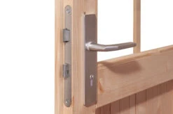 KARIBU Gartenhaus Radeburg 2, Naturbelassen, Fichtenholz 40mm, 724 X 309 X 229,5 Cm, Pultdach, Anbau 3,3m Mit Rückwand -Kettler Verkaufs-Shop 30478 1 04.jpg