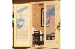 KARIBU Terrassenhaus Radeburg 5, Naturbelassen, Fichtenholz 38mm, 560 X 368 X 254 Cm, Flachdach -Kettler Verkaufs-Shop 30482 1 03.jpg