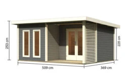 KARIBU Terrassenhaus Radeburg 5, Terragrau, Fichtenholz 38mm, 560 X 368 X 254 Cm, Flachdach -Kettler Verkaufs-Shop 30482 2 05.jpg