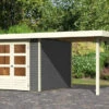 KARIBU Gartenhaus Askola 3,5, Terragrau, Fichtenholz 19mm, 491 X 246 X 211 Cm, Flachdach, Anbau 2,4m 2 KARIBU Gartenhaus Askola 3,5, Terragrau, Fichtenholz 19mm, 491 X 246 X 211 Cm, Flachdach, Anbau 2,4m -Kettler Verkaufs-Shop 30536 1 01.jpg