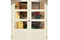 KARIBU Gartenhaus Askola 3, Terragrau, Fichtenholz 19mm, 491 X 217 X 211 Cm, Flachdach, Anbau 2,4m Mit Rückwand 15 KARIBU Gartenhaus Askola 3, Terragrau, Fichtenholz 19mm, 491 X 217 X 211 Cm, Flachdach, Anbau 2,4m Mit Rückwand -Kettler Verkaufs-Shop 30537 4 03.jpg