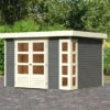 KARIBU Gartenhaus Kerko 5, Terragrau, Fichtenholz 19mm, 329 X 246 X 210 Cm, Flachdach, Doppelflügeltür -Kettler Verkaufs-Shop 30542 2 01.jpg