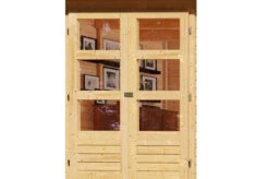 KARIBU Gartenhaus Kerko 5, Naturbelassen, Fichtenholz 19mm, 554 X 246 X 210 Cm, Flachdach, Anbau 2,4m -Kettler Verkaufs-Shop 30543 1 02.jpg