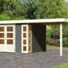 KARIBU Gartenhaus Kerko 5, Terragrau, Fichtenholz 19mm, 554 X 246 X 210 Cm, Flachdach, Anbau 2,4m -Kettler Verkaufs-Shop 30543 2 01.jpg
