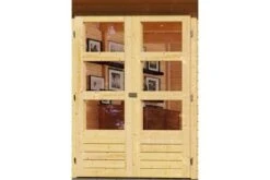KARIBU Gartenhaus Kerko 4, Naturbelassen, Fichtenholz 19mm, 554 X 217 X 211 Cm, Flachdach, Anbau 2,4m Mit Rückwand 13 KARIBU Gartenhaus Kerko 4, Naturbelassen, Fichtenholz 19mm, 554 X 217 X 211 Cm, Flachdach, Anbau 2,4m Mit Rückwand -Kettler Verkaufs-Shop 30544 3 02.jpg