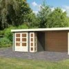 KARIBU Gartenhaus Kerko 3, Terragrau, Fichtenholz 19mm, 528,5 X 217 X 211 Cm, Flachdach, Anbau 2,8m Mit Rückwand -Kettler Verkaufs-Shop 30547 2 01.jpg
