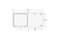 KARIBU Gartenhaus Kerko 3, Terragrau, Fichtenholz 19mm, 528,5 X 217 X 211 Cm, Flachdach, Anbau 2,8m Mit Rückwand -Kettler Verkaufs-Shop 30547 2 06.jpg