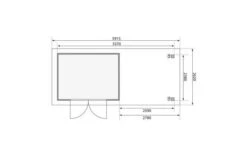KARIBU Gartenhaus Kerko5 , Naturbelassen, Fichtenholz 19mm, 591,5 X 246 X 210 Cm, Flachdach, Anbau 2,8m Mit Rück- Und Seitenwand 17 KARIBU Gartenhaus Kerko5 , Naturbelassen, Fichtenholz 19mm, 591,5 X 246 X 210 Cm, Flachdach, Anbau 2,8m Mit Rück- Und Seitenwand -Kettler Verkaufs-Shop 30548 1 06.jpg