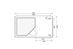 KARIBU Gartenhaus Schwandorf 5, Terragrau, Fichtenholz 19mm, 493 X 246 X 218 Cm, Flachdach, Anbau 2,4m Mit Rückwand -Kettler Verkaufs-Shop 30549 4 06.jpg