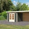 KARIBU Gartenhaus Kandern6 , Terragrau, Fichtenholz 28mm, 612 X 274 X 222 Cm, Pultdach, Anbau 3,2m Mit Rückwand 2 KARIBU Gartenhaus Kandern6 , Terragrau, Fichtenholz 28mm, 612 X 274 X 222 Cm, Pultdach, Anbau 3,2m Mit Rückwand -Kettler Verkaufs-Shop 30559 2 01.jpg