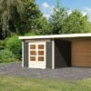 KARIBU Gartenhaus Kandern6 , Terragrau, Fichtenholz 28mm, 612 X 274 X 222 Cm, Pultdach, Anbau 3,2m Mit Rück- Und Seitenwand -Kettler Verkaufs-Shop 30560 1 01.jpg