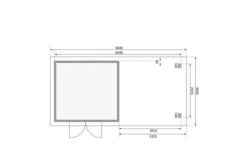 KARIBU Gartenhaus Northeim 3, Terragrau, Fichtenholz 40mm, 664 X 309 X 229 Cm, Pultdach, Anbau 3m Mit Rückwand 17 KARIBU Gartenhaus Northeim 3, Terragrau, Fichtenholz 40mm, 664 X 309 X 229 Cm, Pultdach, Anbau 3m Mit Rückwand -Kettler Verkaufs-Shop 30561 2 06.jpg