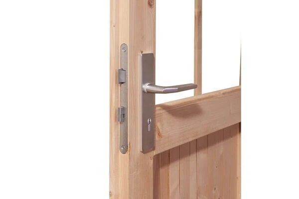 KARIBU Gartenhaus Northeim 5, Naturbelassen, Fichtenholz 40mm, 724 X 369 X 229 Cm, Pultdach, Anbau 3m Mit Rückwand 5 KARIBU Gartenhaus Northeim 5, Naturbelassen, Fichtenholz 40mm, 724 X 369 X 229 Cm, Pultdach, Anbau 3m Mit Rückwand – Bild 3