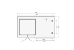 KARIBU Gartenhaus Bastrup2 , Naturbelassen, Fichtenholz 28mm, 454,5 X 237 X 220 Cm, Pultdach, Anbau 2m Mit Rückwand 17 KARIBU Gartenhaus Bastrup2 , Naturbelassen, Fichtenholz 28mm, 454,5 X 237 X 220 Cm, Pultdach, Anbau 2m Mit Rückwand -Kettler Verkaufs-Shop 30563 1 06.jpg