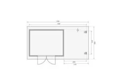 KARIBU Gartenhaus Bastrup7 , Naturbelassen, Fichtenholz 28mm, 574,5 X 297 X 222 Cm, Pultdach, Anbau 2m Mit Rückwand 17 KARIBU Gartenhaus Bastrup7 , Naturbelassen, Fichtenholz 28mm, 574,5 X 297 X 222 Cm, Pultdach, Anbau 2m Mit Rückwand -Kettler Verkaufs-Shop 30563 5 06.jpg