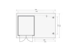 KARIBU Gartenhaus Bastrup4 , Naturbelassen, Fichtenholz 28mm, 554,5 X 297 X 222 Cm, Pultdach, Anbau 3m Mit Rückwand 17 KARIBU Gartenhaus Bastrup4 , Naturbelassen, Fichtenholz 28mm, 554,5 X 297 X 222 Cm, Pultdach, Anbau 3m Mit Rückwand -Kettler Verkaufs-Shop 30566 5 06.jpg