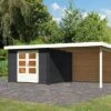 KARIBU Gartenhaus Bastrup5 , Anthrazit, Fichtenholz 28mm, 614 X 297 X 222 Cm, Pultdach, Anbau 3m Mit Rückwand -Kettler Verkaufs-Shop 30566 8 01.jpg