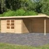 KARIBU Gartenhaus Bastrup 7, Naturbelassen, Fichtenholz 28mm, 674,5 X 297 X 222 Cm, Pultdach, Anbau 3m Mit Rückwand -Kettler Verkaufs-Shop 30566 9 01.jpg