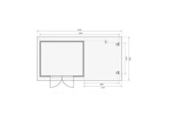 KARIBU Gartenhaus Bastrup 7, Naturbelassen, Fichtenholz 28mm, 674,5 X 297 X 222 Cm, Pultdach, Anbau 3m Mit Rückwand -Kettler Verkaufs-Shop 30566 9 06.jpg